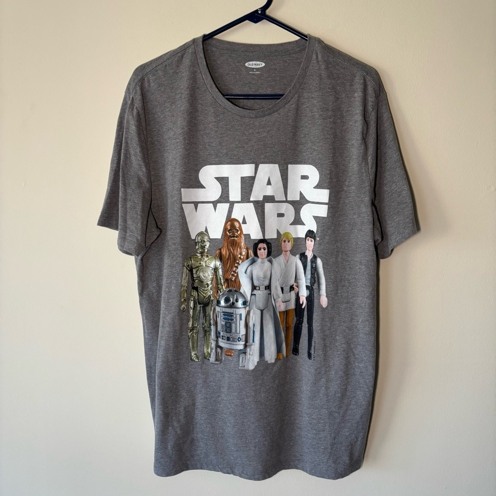 Old Navy Gray Star Wars Character Graphic Tee